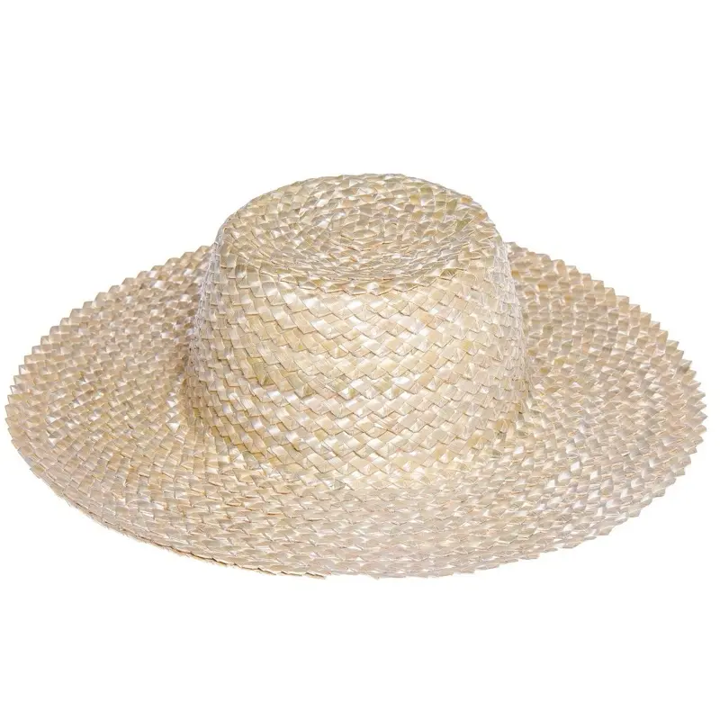 Braided straw hat. Handmade Traditional Ukrainian Straw Hat. Handmade summer hat. Straw Bryl wide-brimmed straw hat. Bryl straw hat