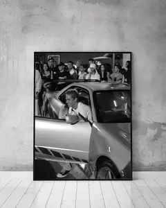 Paul Walker Poster, Old Hollywood Decor, Printable Wall Art, Black and White, Vintage Photo, Movie Poster