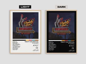 Treaty Oak Revival Physical Wall Art Poster - No Vacancy Album Poster No Frame / Album Cover Poster / Music Gift / Music Wall Decor / Album Art