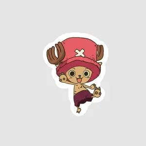 One Piece Chopper Waterproof Vinyl Sticker, Cute Anime Inspired Durable Decal for Laptop Phone Bottle and Notebook, Otaku Fan Collectible Gift