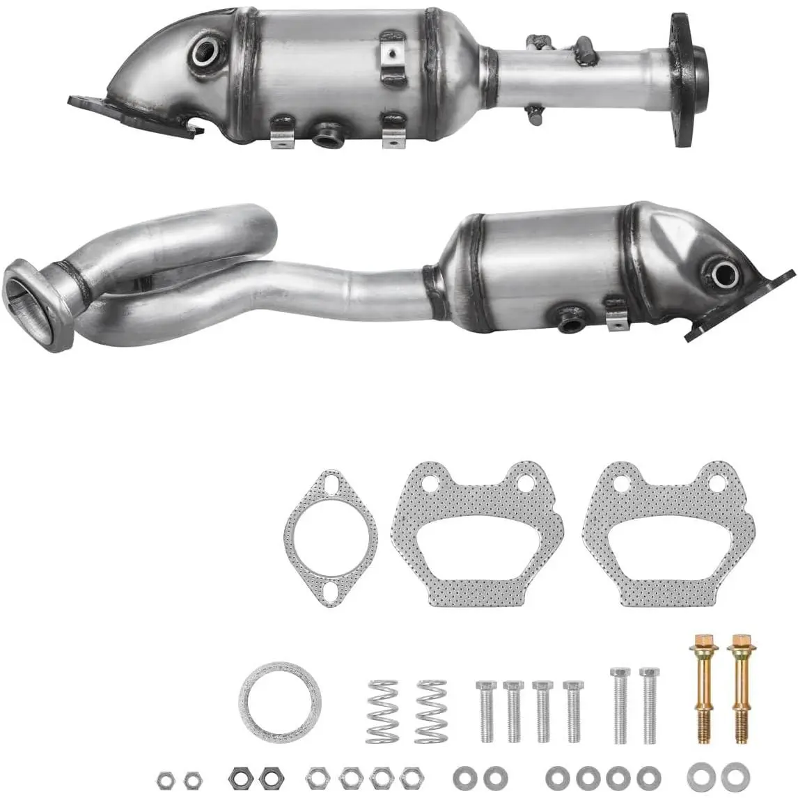 VEVOR Catalytic Converter, 2 Pack, Compatible with 2012-2017 Jeep Wrangler 3.6L V6, Front, Replacement OE 641511, High Flow Stainless Steel Catalytic Converter, for Purifying Vehicle Exhaust Gases