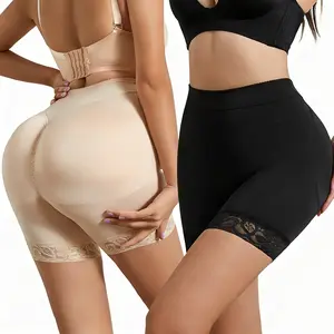 Butt Lifter Shapewear Shorts Women Butt Lifting Body Shaper Underwear Shorts with Butt Pads Waist Trainer Control Panties Fajas