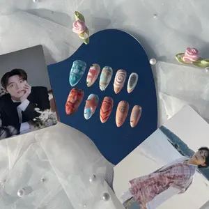 RosePop | SEVENTEEN-Inspired Press-On Nails (Basic Almond)