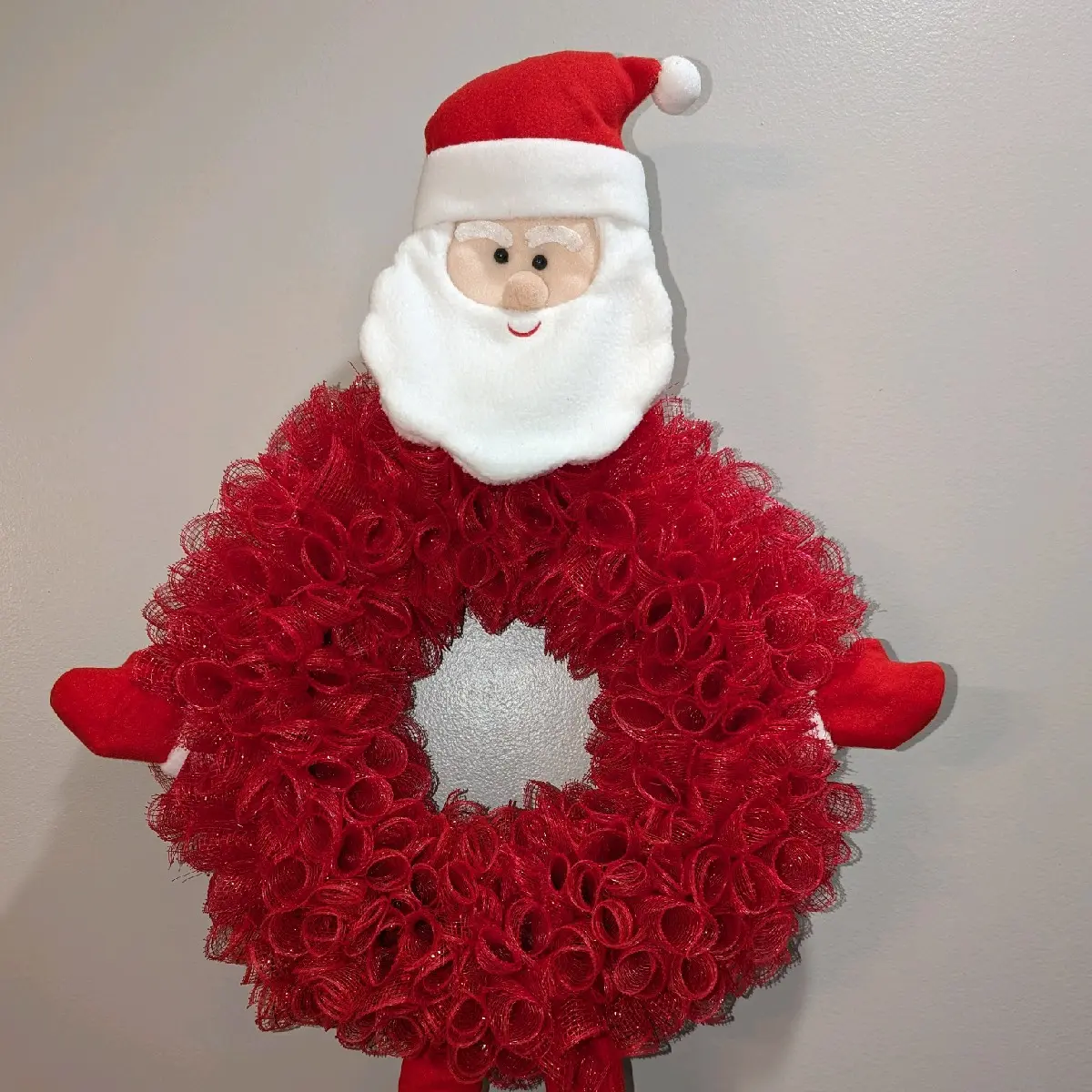 Santa Wreath