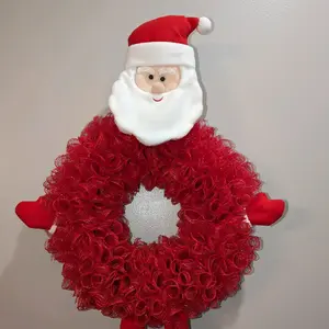 Santa Wreath