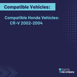 Brand New Aftermarket 4-Button Remote Fob with Lock, Unlock, Trunk, Panic for Select Honda Vehicles (HONFOB-4B-451-K)
