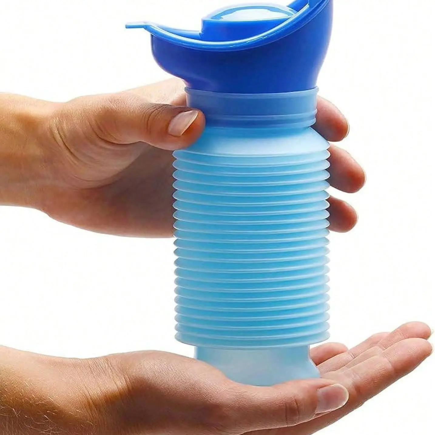 Portable Travel Urinal, Collapsible Urinals for Men and Women, Reusable Kids Potty, Personal Pee Bottle for Outdoor Camping, Emergency Urinal Bottle, Portable Travel Toilet, Camping Gear, Camping Equipment, Camping Supplies, Camping Accessories