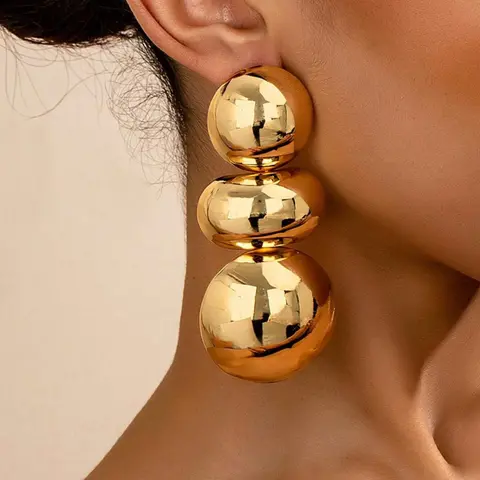Irregular Ball Design Dangle Earrings, Fashionable Jewelry Accessories for Women, Trendy All-match & Exquisite Jewelry for Birthday Gift, Bling Stylish Accessory, Fashion Chic Accessories, Dangling Earrings