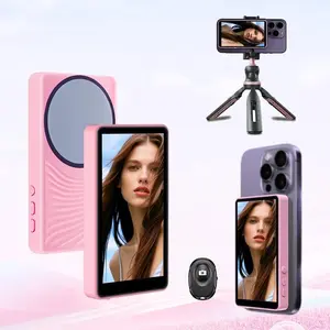 Magnetic Selfie Screen, Wireless Screen Projector Selfie Camera, Phone Smart Phone Wireless Camera for Selfie Video Live Streaming