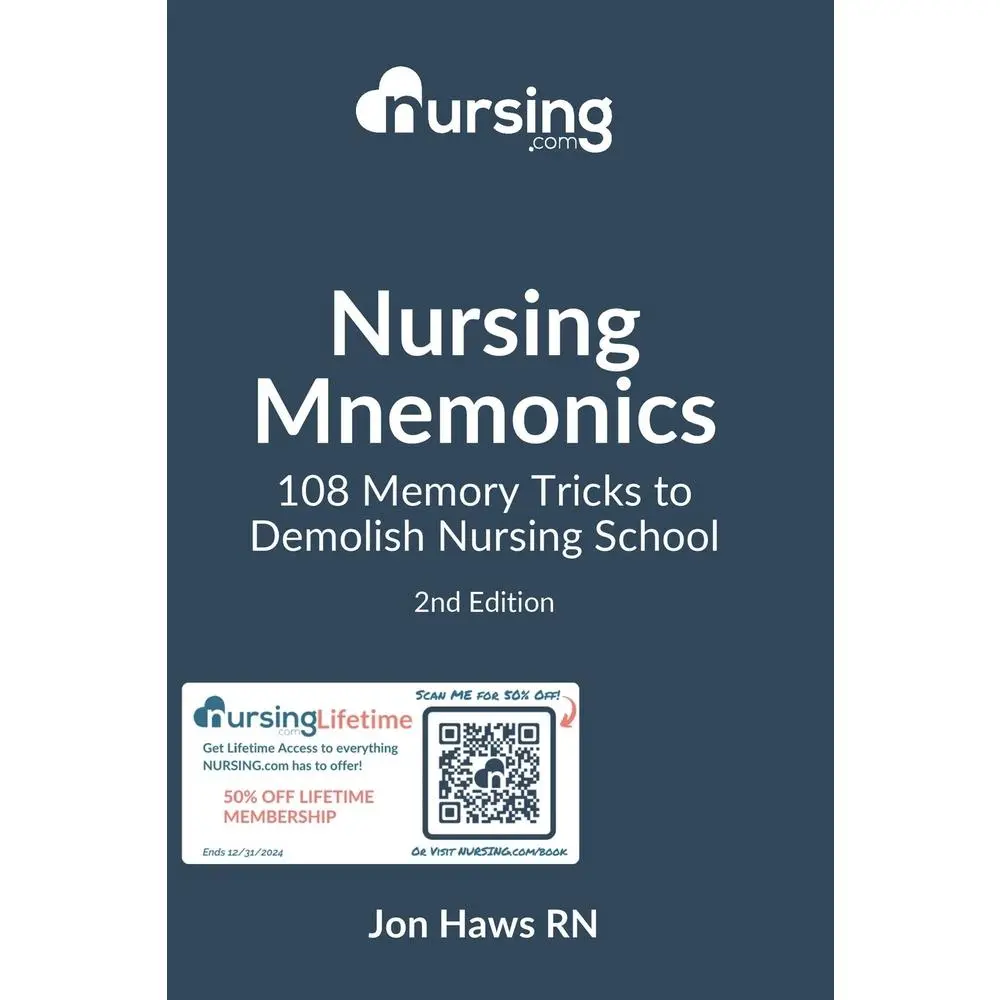 USED Book - Nursing Mnemonics: 108 Memory Tricks to Demolish Nursing School by Haws, Jon (Paperback) - english