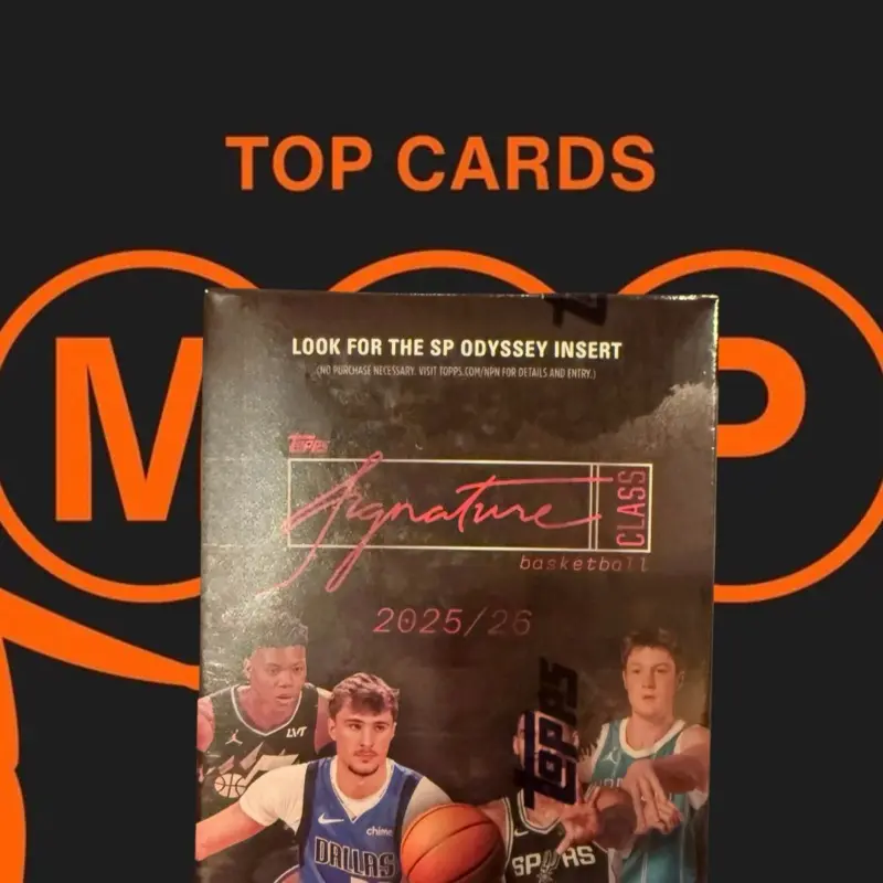 Topps Signature Class 2025/26 Signature Box - Collecting Item for Fans, Default Edition Sports Trading Card Collectible Box, Engaging Experience, Enthusiasts