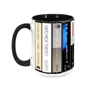 Matchbox Twenty Cassette Mug, Retro Album Spines Coffee Cup, 90s Alt Rock Fan Gift, Rob Thomas Music Decor