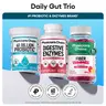 Physician's Choice Daily Gut Trio: Digestive Health, Regularity & Mealtime Support with Fiber Gummies + Digestive Enzymes + 60 Billion Probiotic