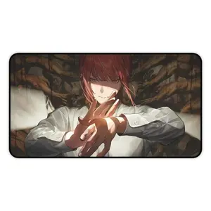 Anime, Chainsawman, Makima Desk Mat - Perfect for Gamers, Students, and Art Lovers | Unique Home Office Decor, Gaming Accessory, Collectible