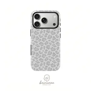 leopard print phone case Casing, heavy duty shockproof 2in1 protective cover for iPhone 17 16 15 14 13 12 11Pro Max series holiday gift simple fashion case