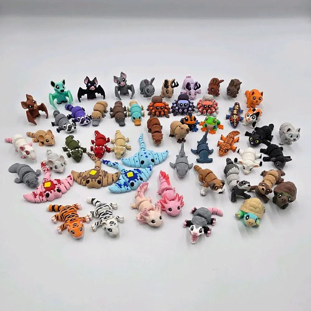 Choose Your Own Detailed Pocko Pet! | 3D Printed Mini Fidget Animal | Single Select