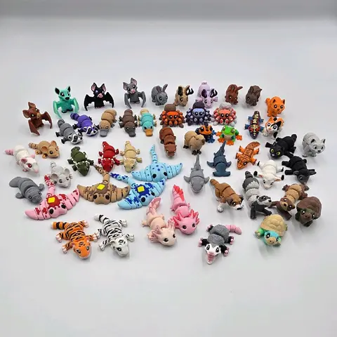 Choose Your Own Detailed Pocko Pet! | 3D Printed Mini Fidget Animal | Single Select