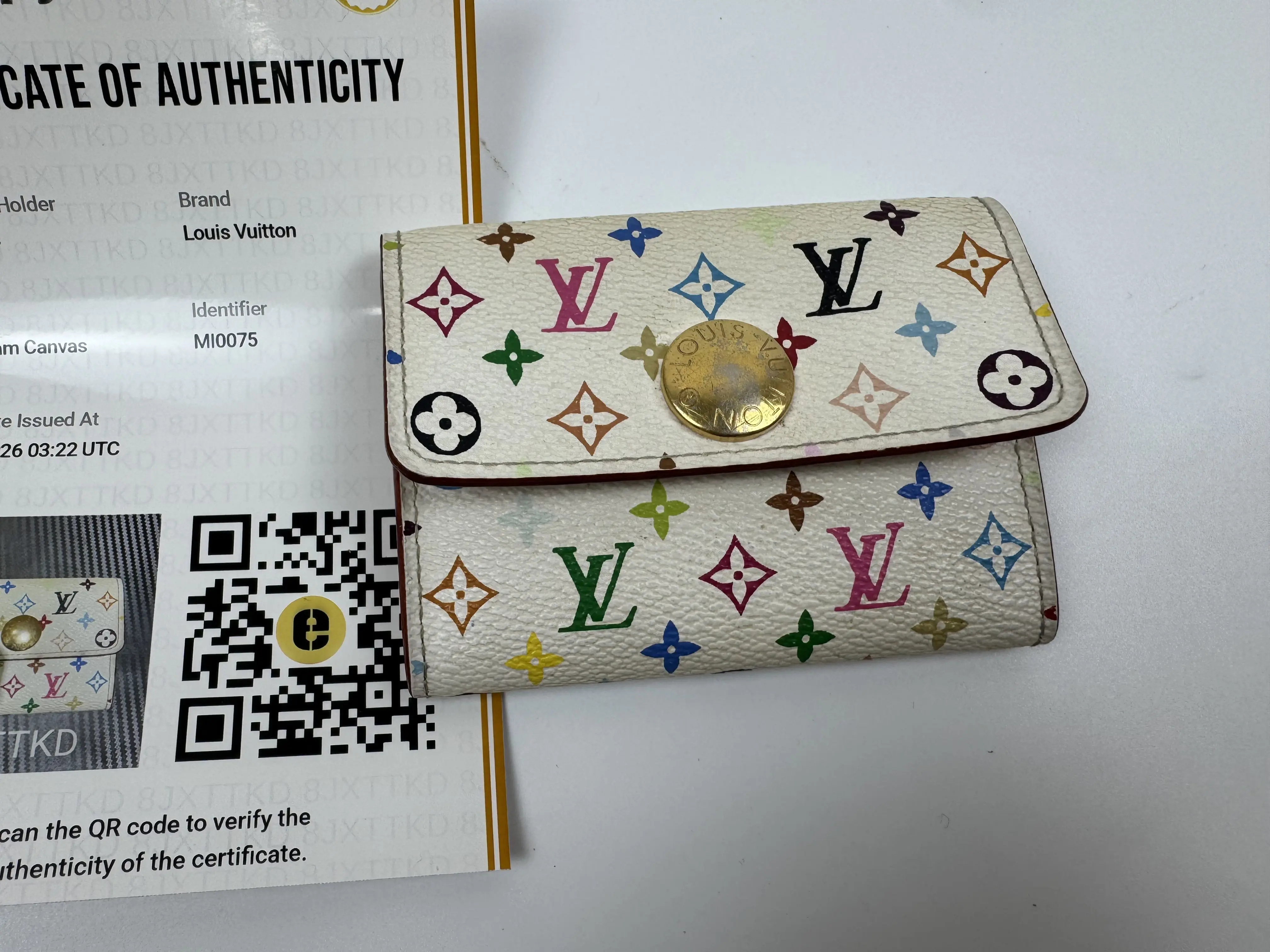 Pre-owned Louis Vuitton canvas Mini Bags lv cardholder