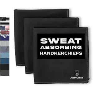 ARMORAY Sweat Absorbing Towel Handkerchief – Quick-Dry Microfiber Gym Towels for Face, Hands & Body – Workout Towel for Men, Sport Rag, Perfect for Tennis, Pickleball & Sauna Use by Women