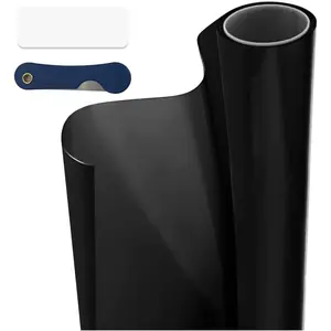Universal Car Window Tint Film 30"×19.68Ft 5% VLT Auto Sun Shade Dark Vinyl Film Privacy Sun Heat UV Block Scratch Resistant Protection