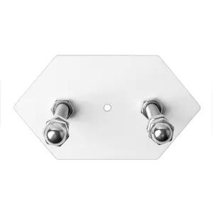 Wall Mounted Skateboard Holder without Skateboard, 1 Count Hexagonal Skateboard Display Stand with Installation Accessories