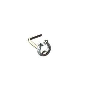 L Backing Nose Piercing 20G - Lightweight Design for Versatile Use Body Jewelry