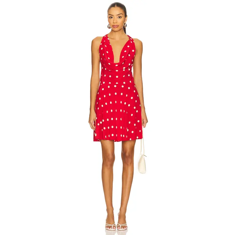 cherry red dress