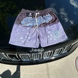 Grateful Mesh Shorts - Colorful Design with Jeep Logo - Product Title Based on Given Information