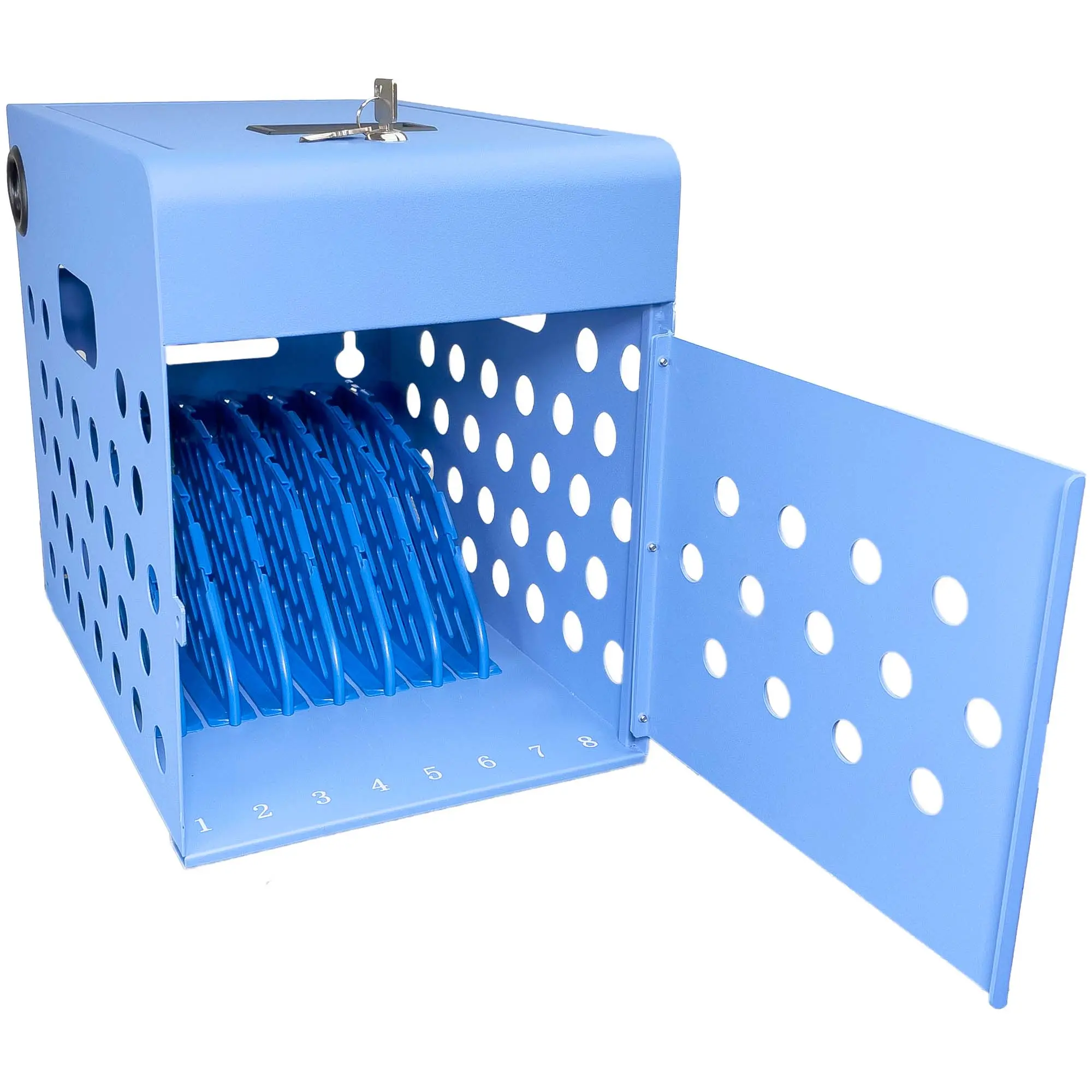 C8-B - Locking Charging Cabinet for Chromebooks, iPads, and Laptops