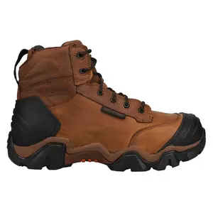 Chippewa Womens Cross Terrain 6 Inch Waterproof Nano Composite Toe Hiker  Sneakers Shoes - Brown