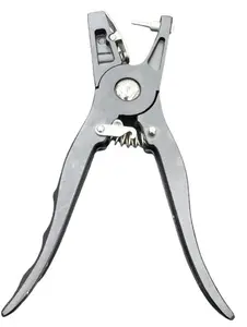 Livestock Ear Tag Applicator for Cattle Sheep Cow Metal Ear Tag Pliers Ear 9.8"