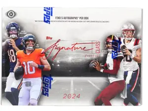 2024 Topps Signature Class Football sports cards