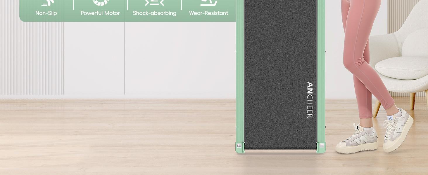 Ancheer Compact treadmill - bright colors, flexible speed adjustment, comfortable shock absorption Multifunctional Workout Station Home Exercise Equipment Home Fitness Equipment