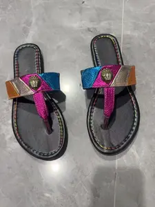 Thick Sole Open Toe Seven Colors Eagle Head Outdoor Flat Sandals, Footwear, Summer New European Style Casual Versatile Lightweight Women's Shoes