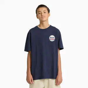 Dickies Americana Badge Short Sleeve Graphic T-Shirt, 100% Cotton, Vintage Back Graphic, Classic Workwear-Inspired Casual Style