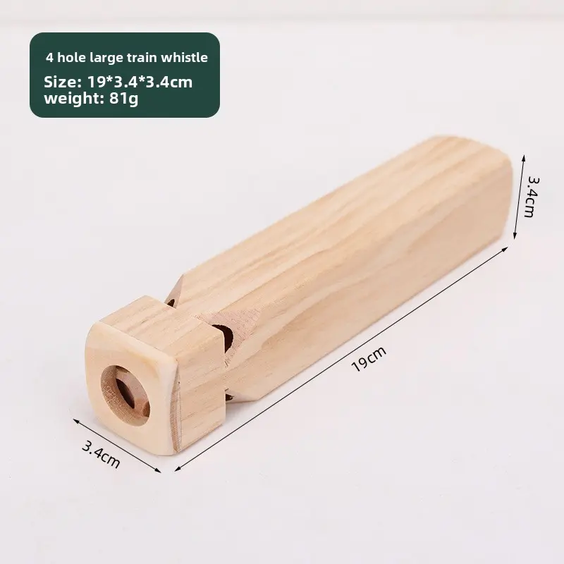 Four-hole large size 19*3.4*3.4cm (train whistle)