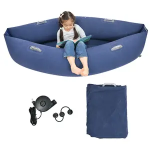 Ted Kangaroo Sensory Chair for Kids — Inflatable Peapod for Children, Includes Electric Air Pump