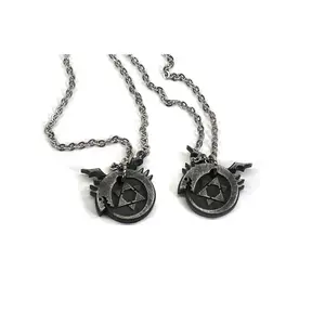 Ouroboros Symbol Locket Necklace - Full Metal Alechemist