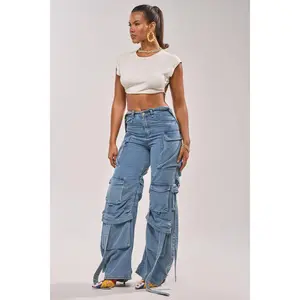 CHECK OUT THE BACK CUTOUT RELAXED DENIM