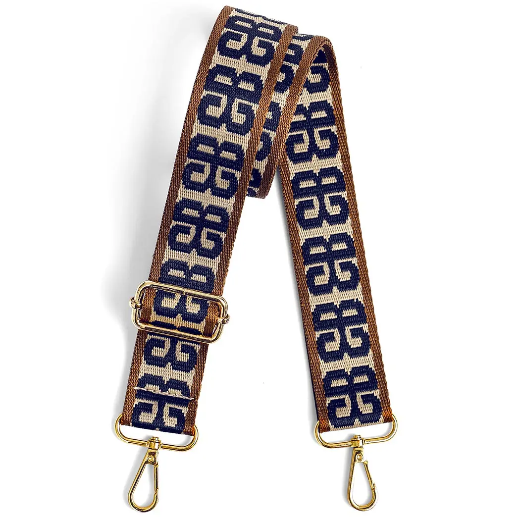 Navy Blue Letter Printed