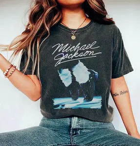 90s Vintage Michael Shirt, King of Pop Graphic Tank Top, Retro Pop Dance Streetwear Unisex T-Shirt