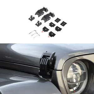 For Jeep Wrangler JK JL JT Engine Hood Latches Aluminum Hood Catch Latch Buckle