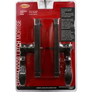 Larson  6 in. Aged Bronze Zinc Mortise Latch, Brown