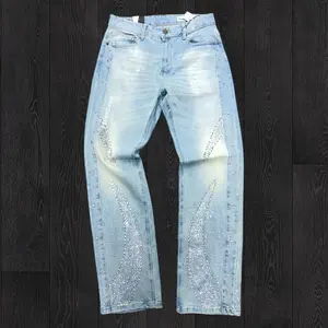 Rise - Crystal/Rhinestone Denim - Hop.Blue - S449
