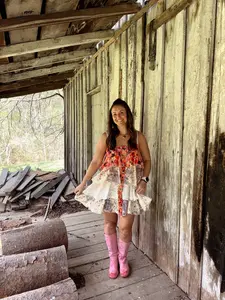 Aly Ruffled Floral Dress