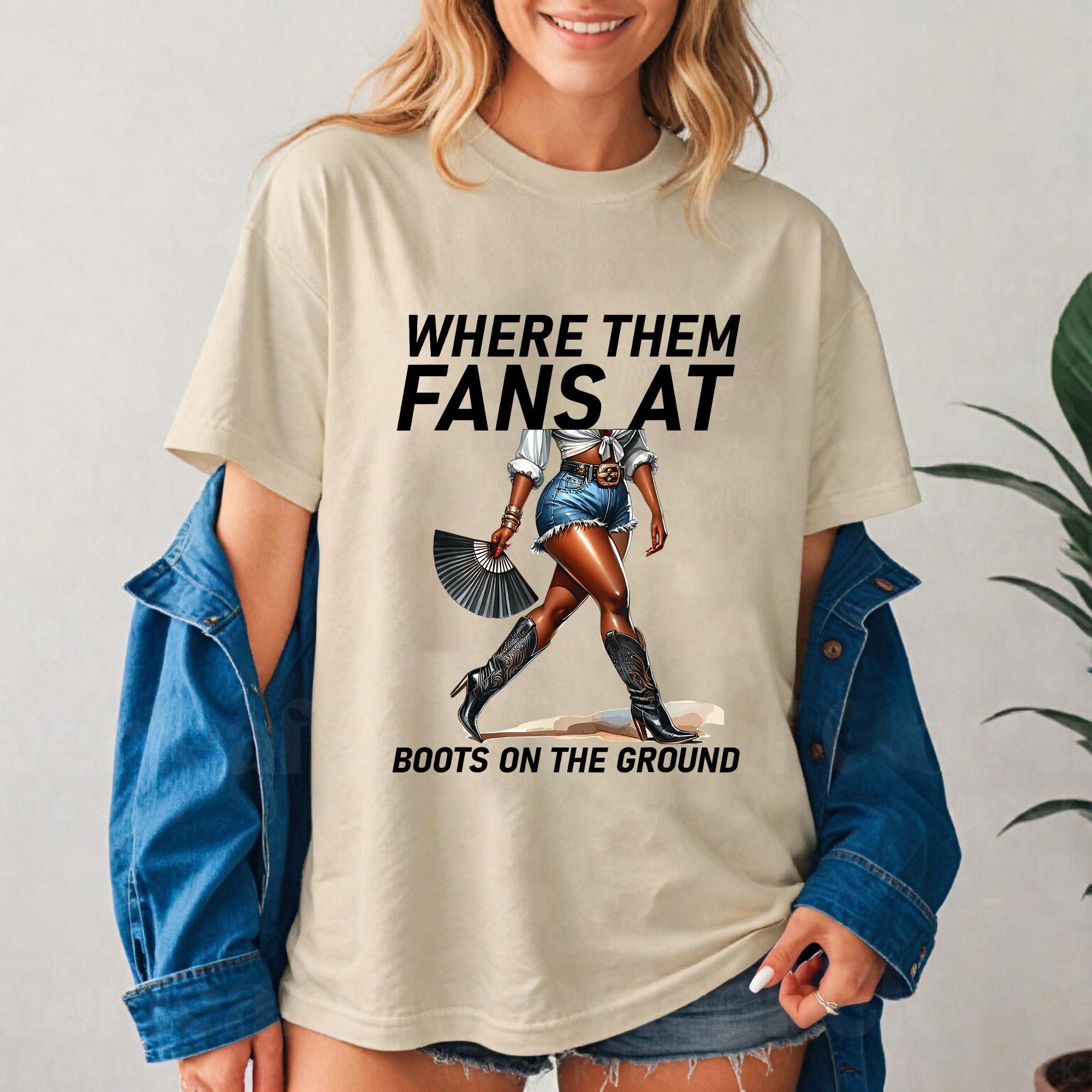 Where Them Fans At Graphic T-Shirt, …