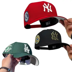 LA Dodgers & NY Yankees 9FORTY Adjustable Hats Baseball Caps Embroidered Logo Anniversary Side Patch Unisex Streetwear Summer Style Clean Fit Trendy Outfit Essential Gift for Men Women Everyday Wear