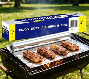 Aluminium Foil Paper, 68m Long Strong Foil Paper, Heat-Resistant & Waterproof Tin Foil for Oven, Grilling, Roasting & Food Storage, Durable Kitchen Foil Roll