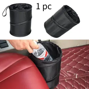 Foldable Car Garbage Can Car Organizers Front Passenger Seat Rear Mounted Car Storage Box Seat Back Storage Box Storage Bag