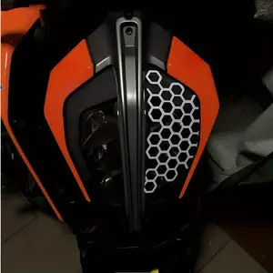 Creative Hollow Honeycomb Pattern Car Sticker, Waterproof Durable Material Sticker for Car Motorcycle Body Scratches Cover, Headlights Helmet DIY Personalized Decoration Self Adhesive